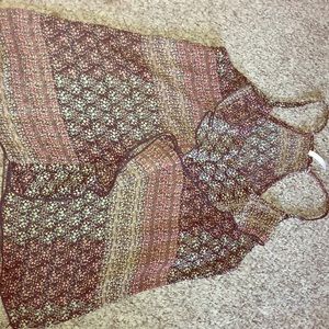 Ruffled top multicolor